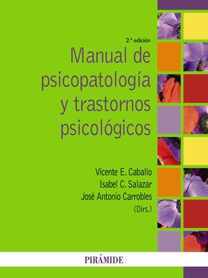 cover image of Manual de psicopatología y trastornos psicológicos
